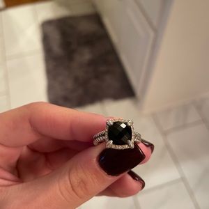 David Yurman Chatelaine Pave Bezel Ring